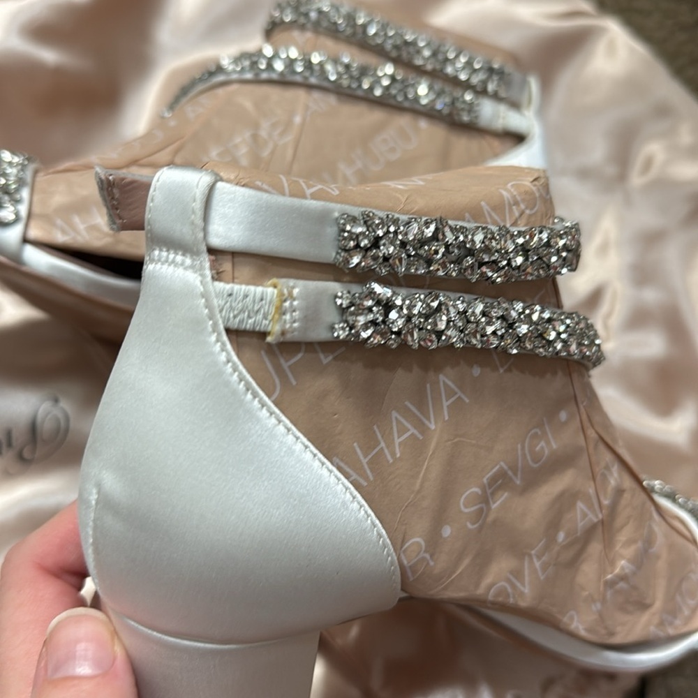 Pnina Tornai for Naturalizer Ahava Satin Embellished Heels - Picture 13 of 15